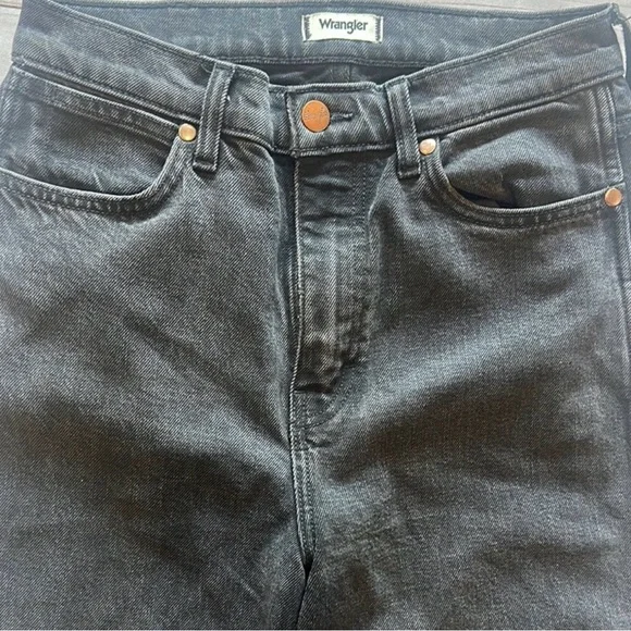 Wrangler Dark Gray Flare Jeans 32 - Picture 4 of 7
